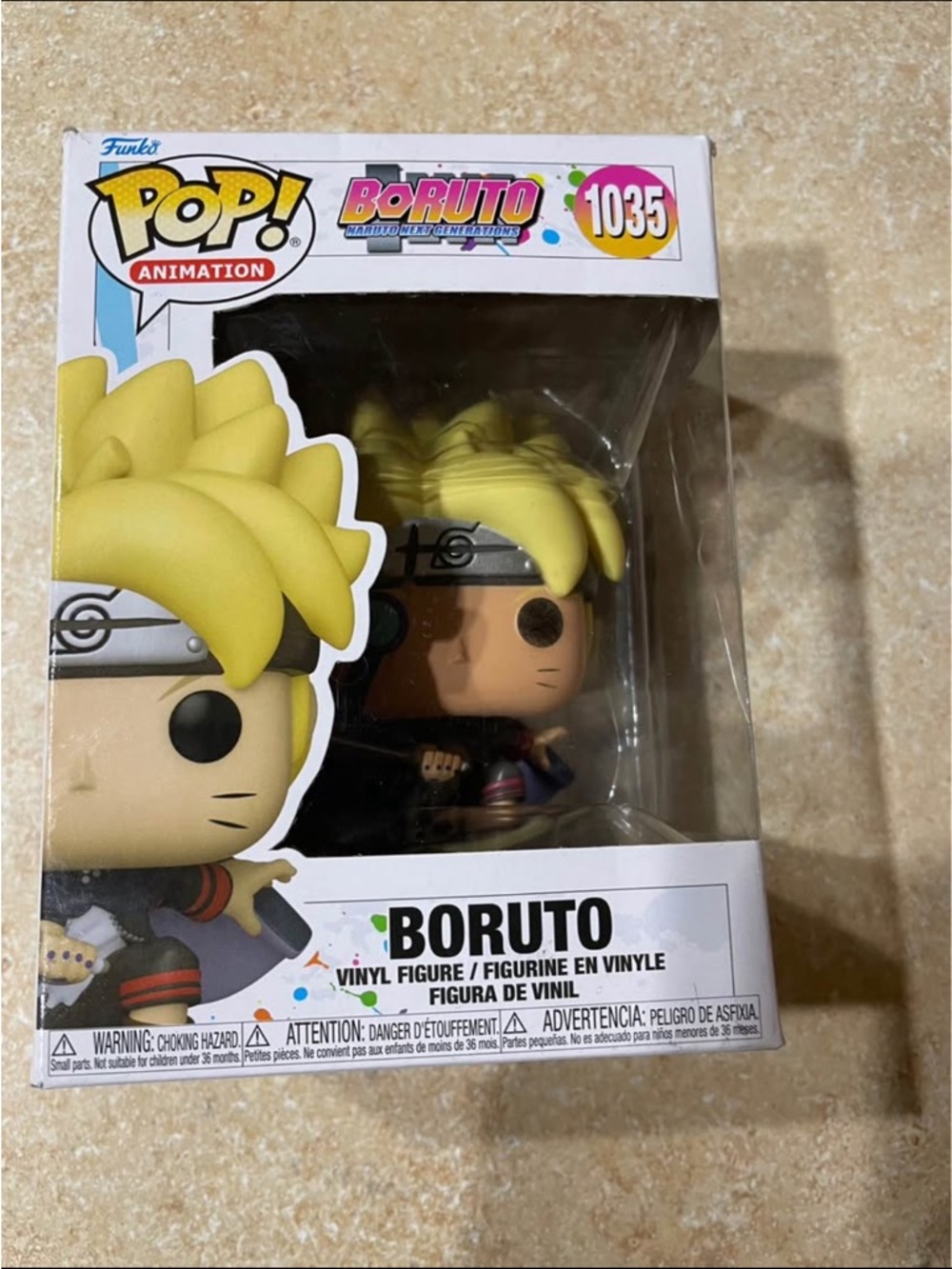 Funko Boruto Vinyl Figure - White, Pink, Blue Accents